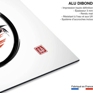 Tableau zen circle japon et bambous Tableau alu Dibond