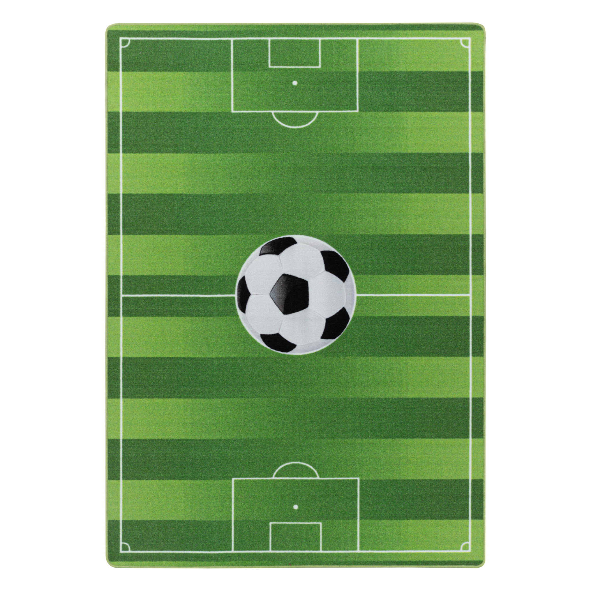 PLAY - Tapis enfant terrain de foot vert - PLA2911VER