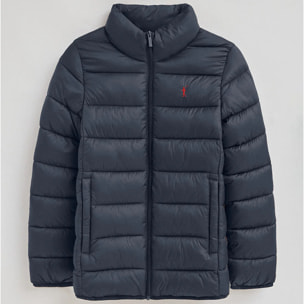 Giubbotto Salma Embroidery blu marino con logo Rigby Go