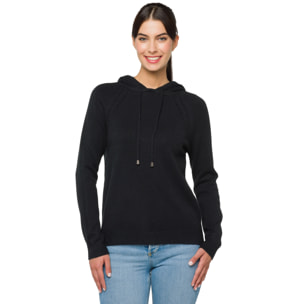 Jersey sudadera con capucha Hot Buttered Clothilde negro