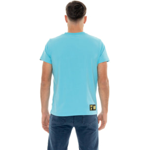 T-shirt da uomo in cotone elasticizzato Leone Summer Vibes