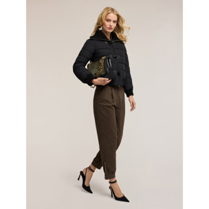 Motivi - Plumífero acolchado con alamares - Negro