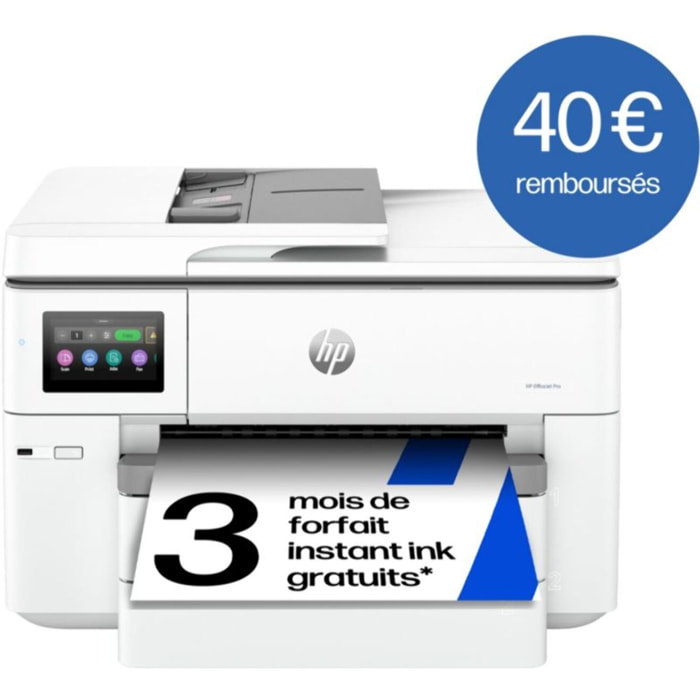 Imprimante jet d'encre HP OfficeJet Pro 9730e éligible Instant Ink