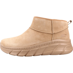 Botines Mujer 117390s Bobs B Flex Hi Frost Marron Claro