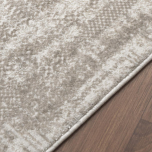 Tapis salon et chambre tissé motif faux uni KODU