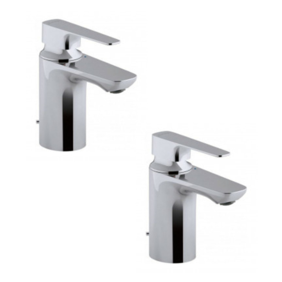 Lot de 2 mitigeurs lavabo Aleo+ avec tirette