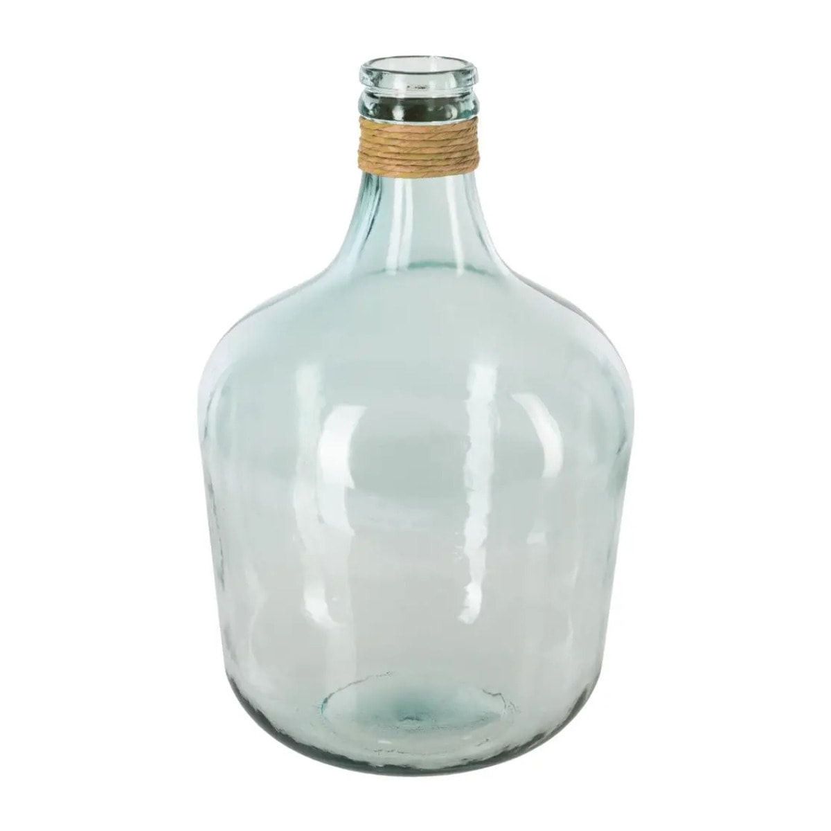 Vase Dame Jeanne - verre - transparent - H43 cm