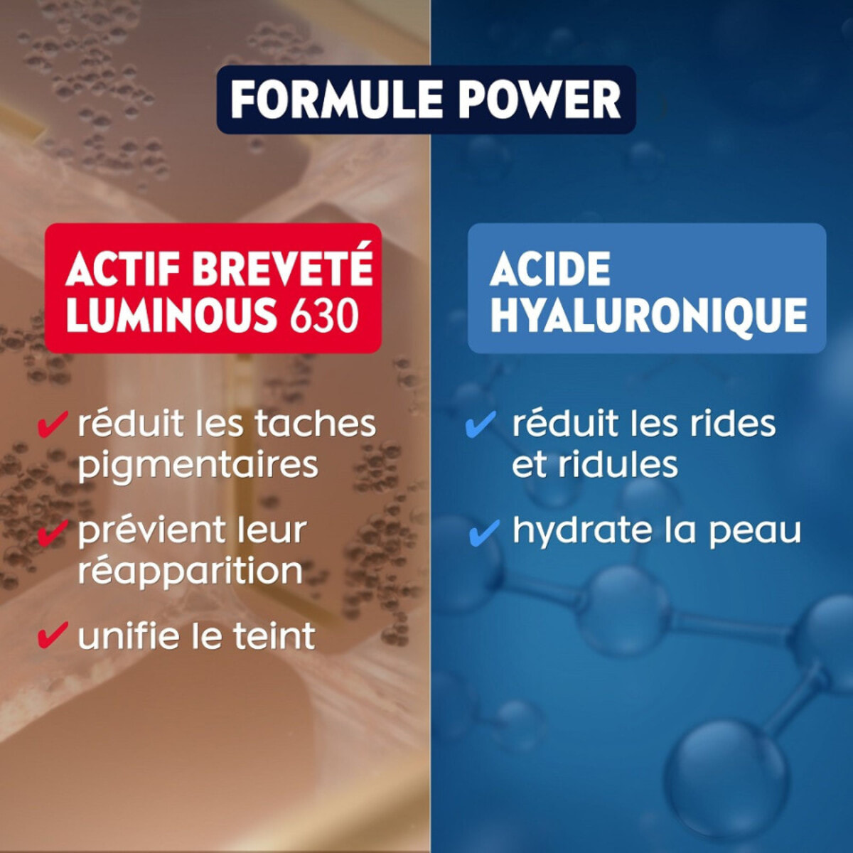 LOT Routine POWER Sérum 30ml + Crème Hydratante Anti-Age & Anti-Taches 50ml