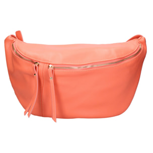 Borsa a tracolla da donna Made in Italy - Modello Caelia Plus - 100% pelle - 47.0 x 28.0 x 2.0 cm