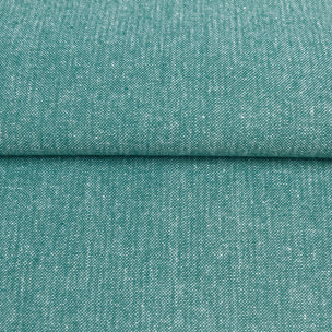 Torchon de cuisine en coton uni aspect tissé - Bleu