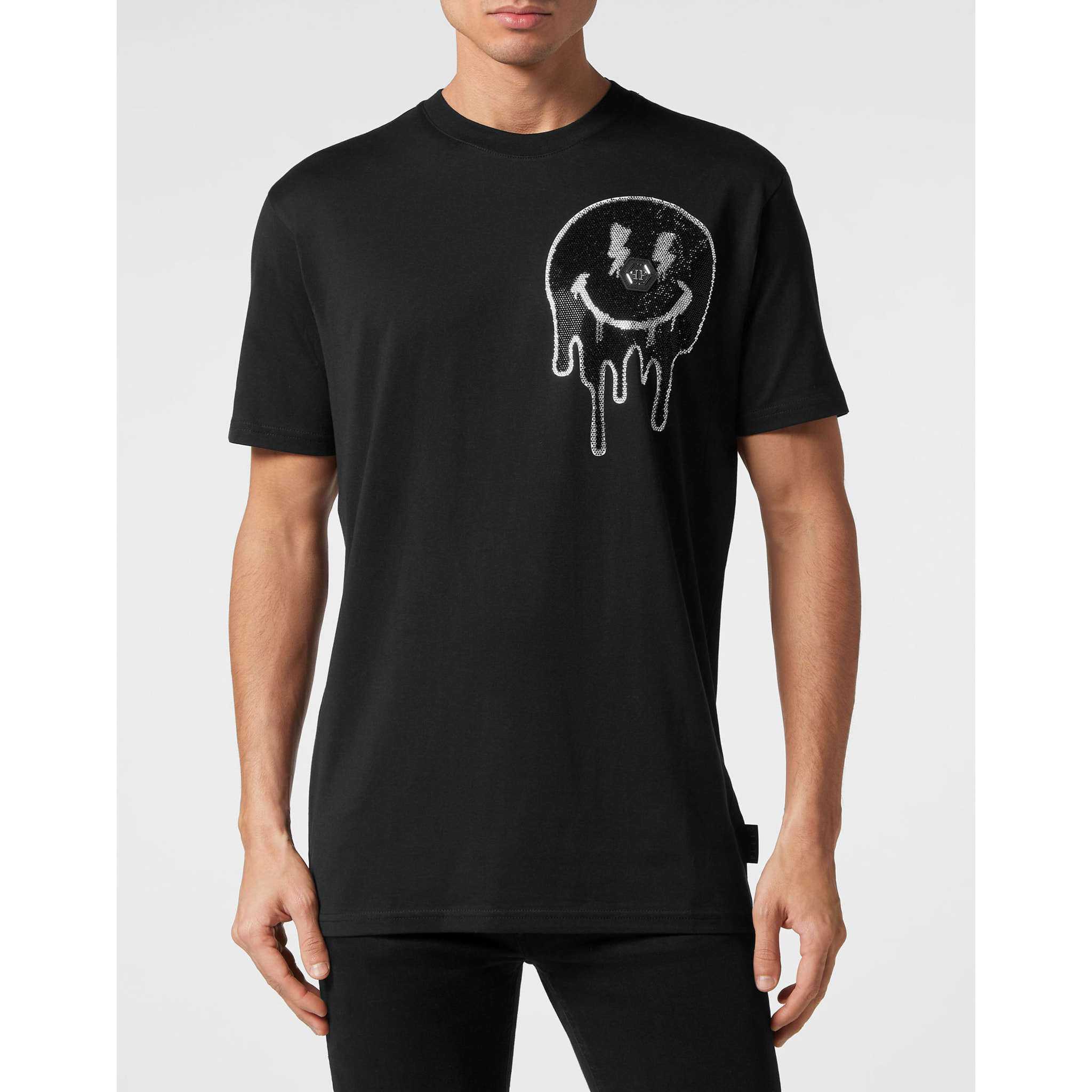 PHILIPP PLEIN T-Shirt Round Neck SMILE
