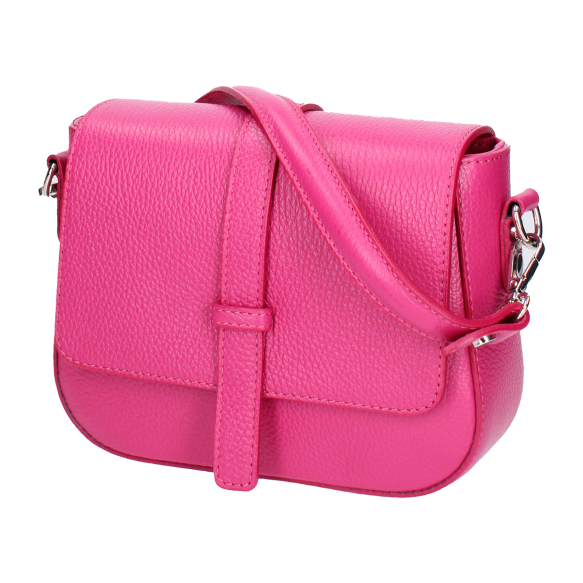 Borsa a spalla da donna In Vera pelle Made in Italy 21,5x22x6,5 cm