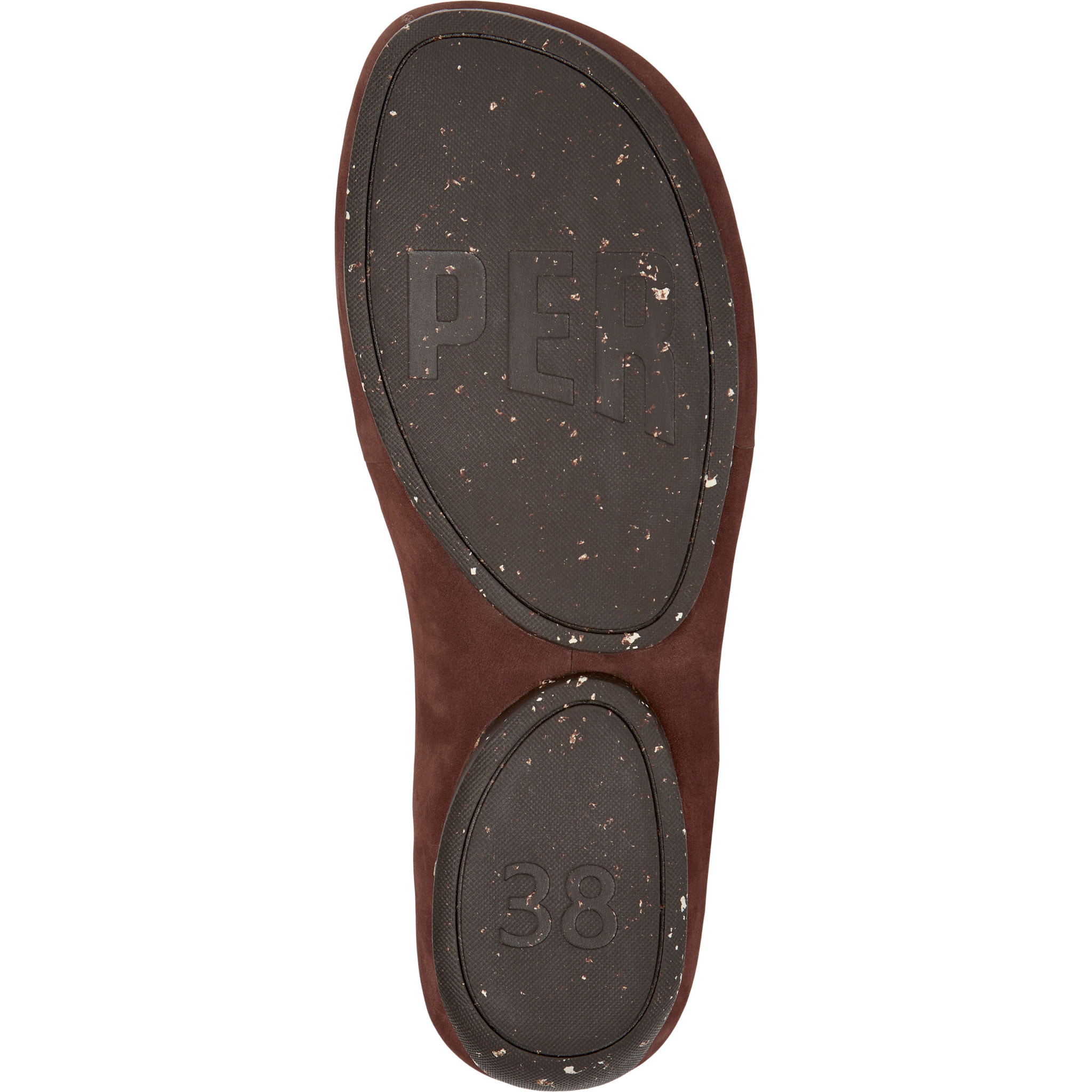 Sandalias - CAMPER Right Isla - Marron - Cuero nobuk