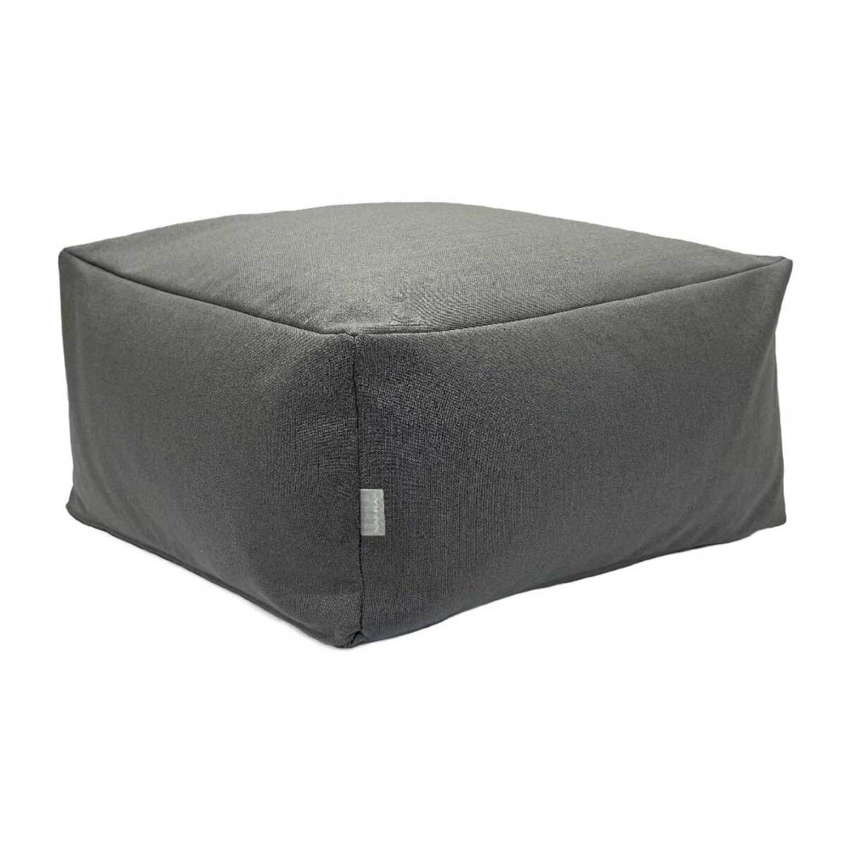 Puff desenfundable MINK gris 50x50x25 cm. Disponible en varios colores