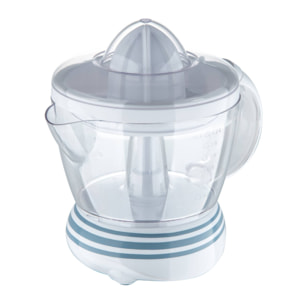 exprimidor de 40w de potencia - capacidad de 1.2 litros - arranque y parado automático - 2 conos para 2 tipos fruta