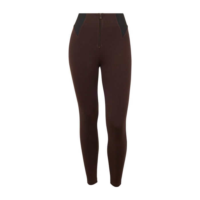 WR.UP® superskinny 7/8 vita alta con inserti jacquard