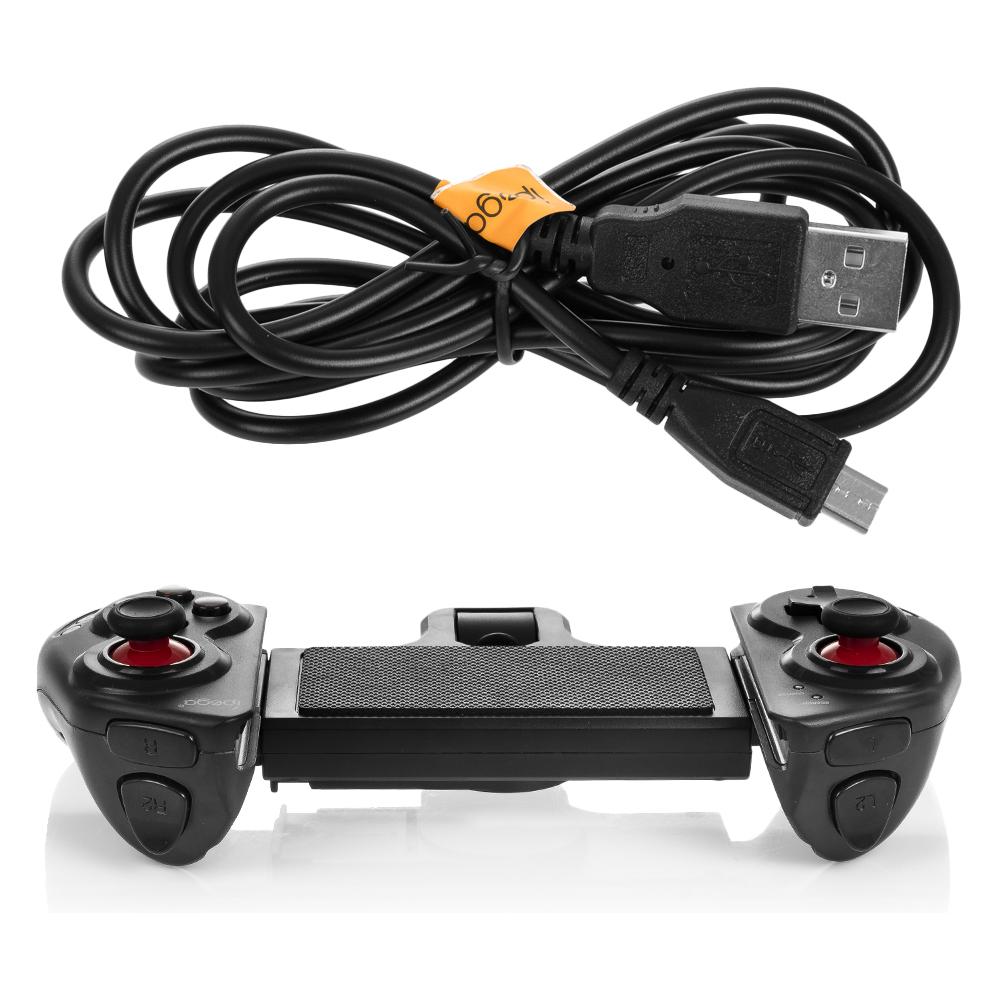 Gamepad Bluetooth estensibile, con supporto centrale, per Smartphone, Tablet e PC