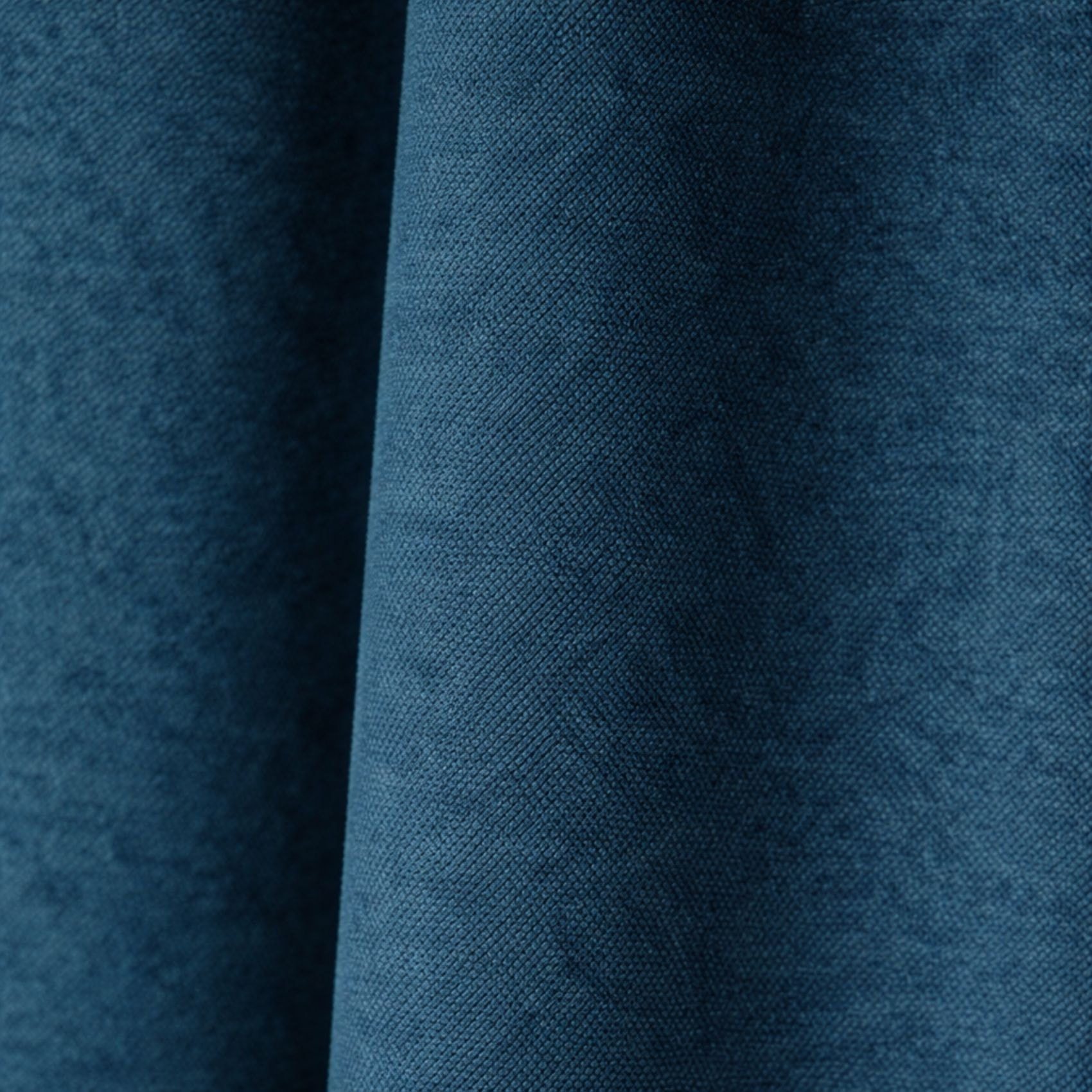 Rideau thermique phonique et semi occultant à galons fronceurs KONFOR - Bleu Paon