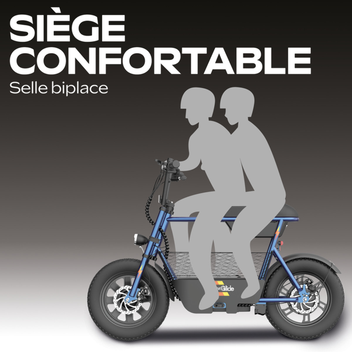 Draisienne électrique URBANGLIDE THUNDER 160 – 25 km/h, 30 km d'autonomie, Freins à disque, 16''