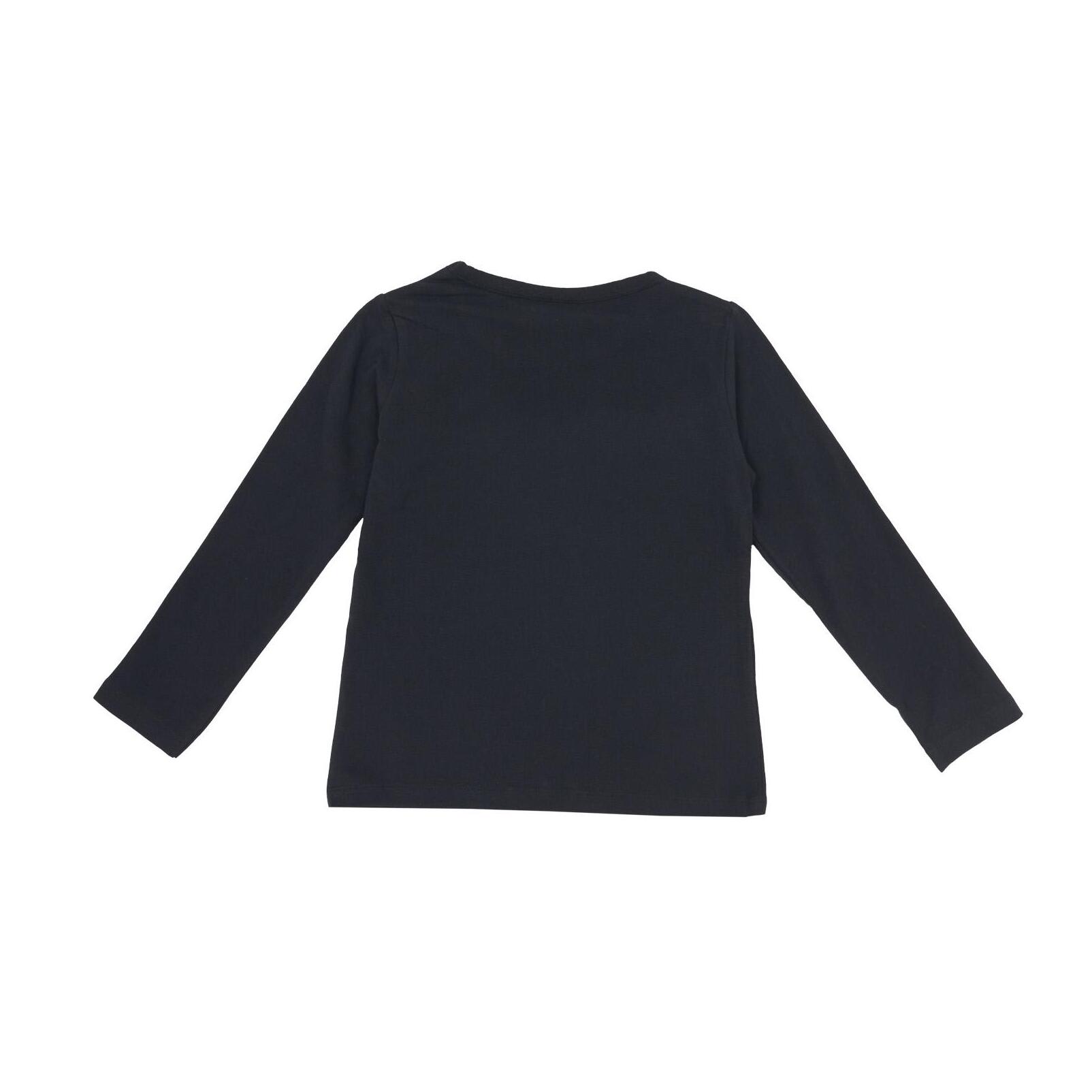 T-shirt da bambina maniche lunghe con logo piccolo Basic