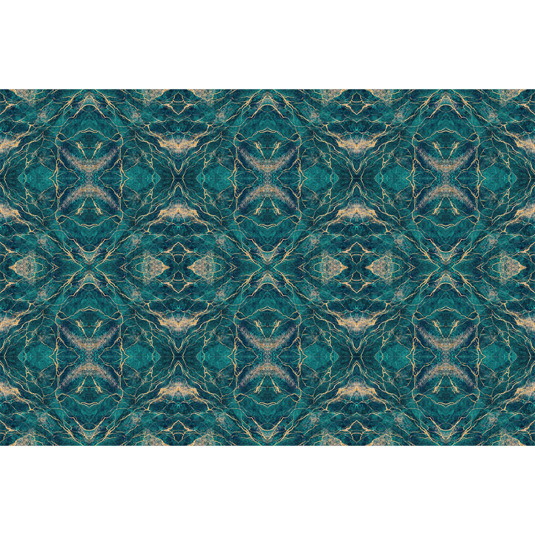Sticker meuble marbre bleu et vert 60 x 90 cm