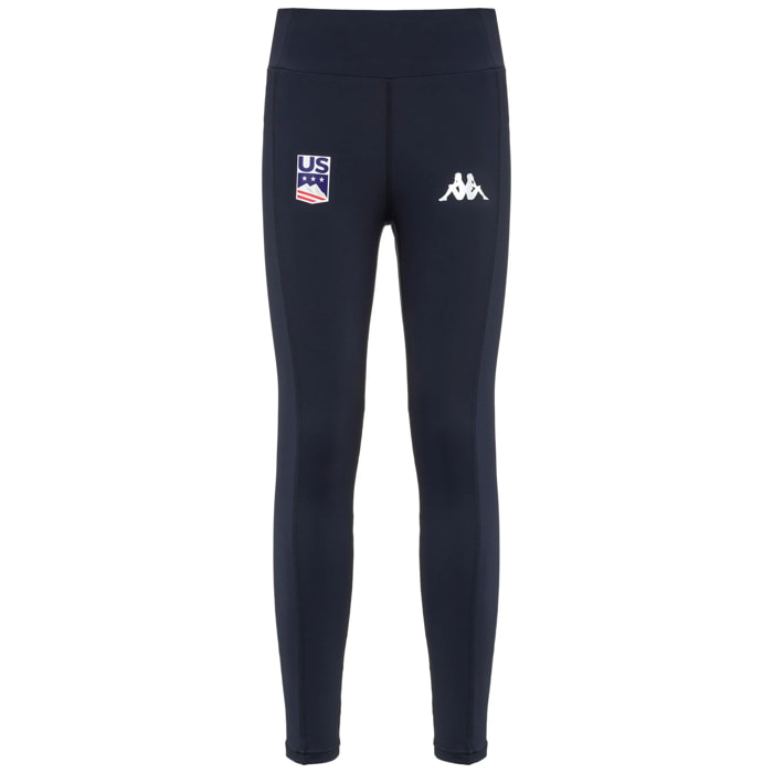 Kappa - Pantaloni Donna Blu - Kombat Day Us