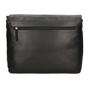 Borsa a spalla da uomo In Vera pelle Made in Italy 37x29x10 cm