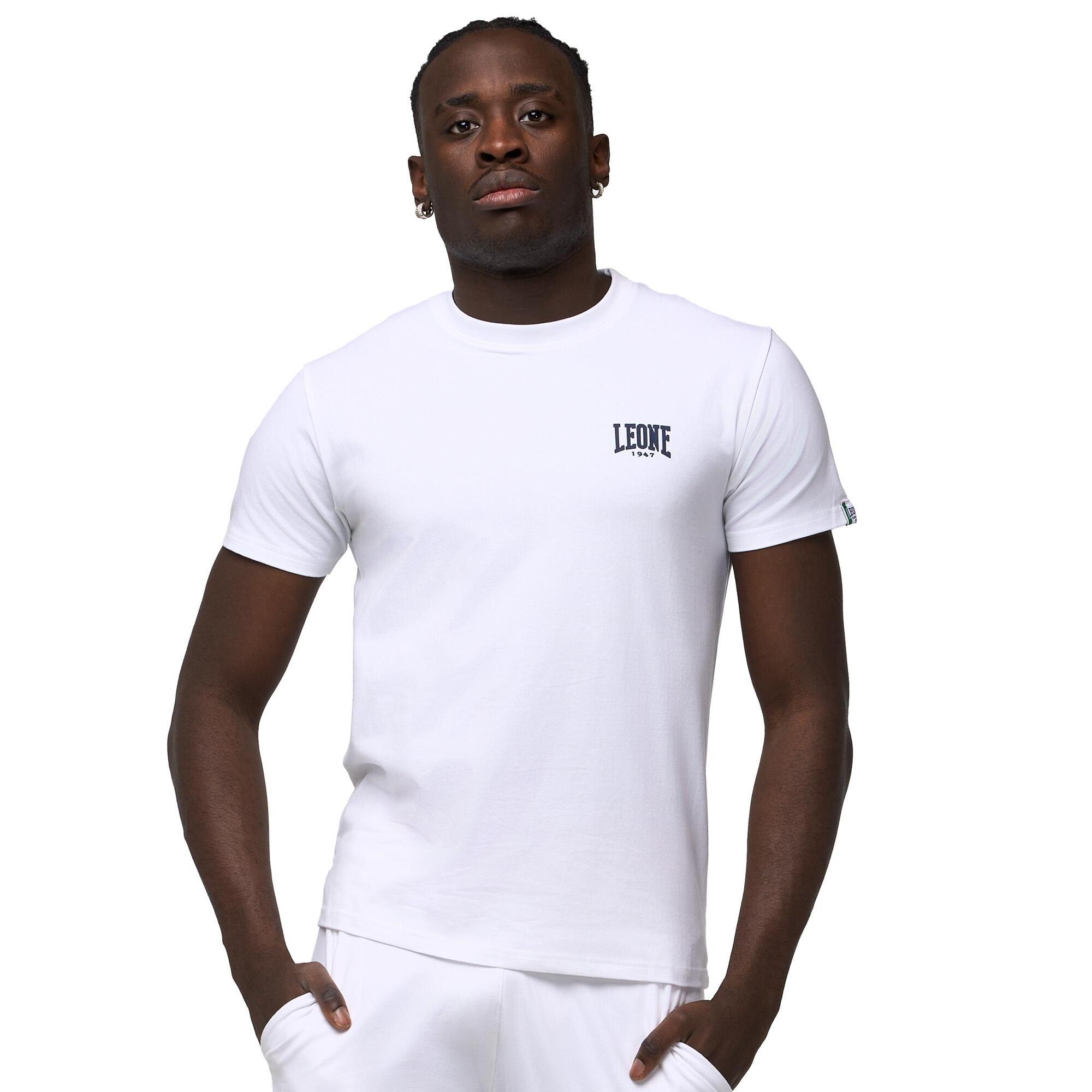 Camiseta de hombre Leone Basic de algodón de manga corta