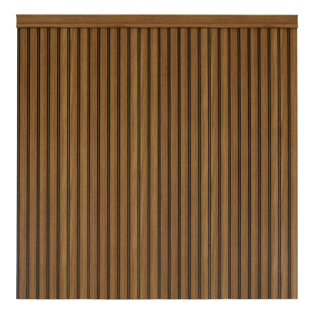 Lot de 4 panneaux soubassement Beny rectangulaire 24x100cm marron