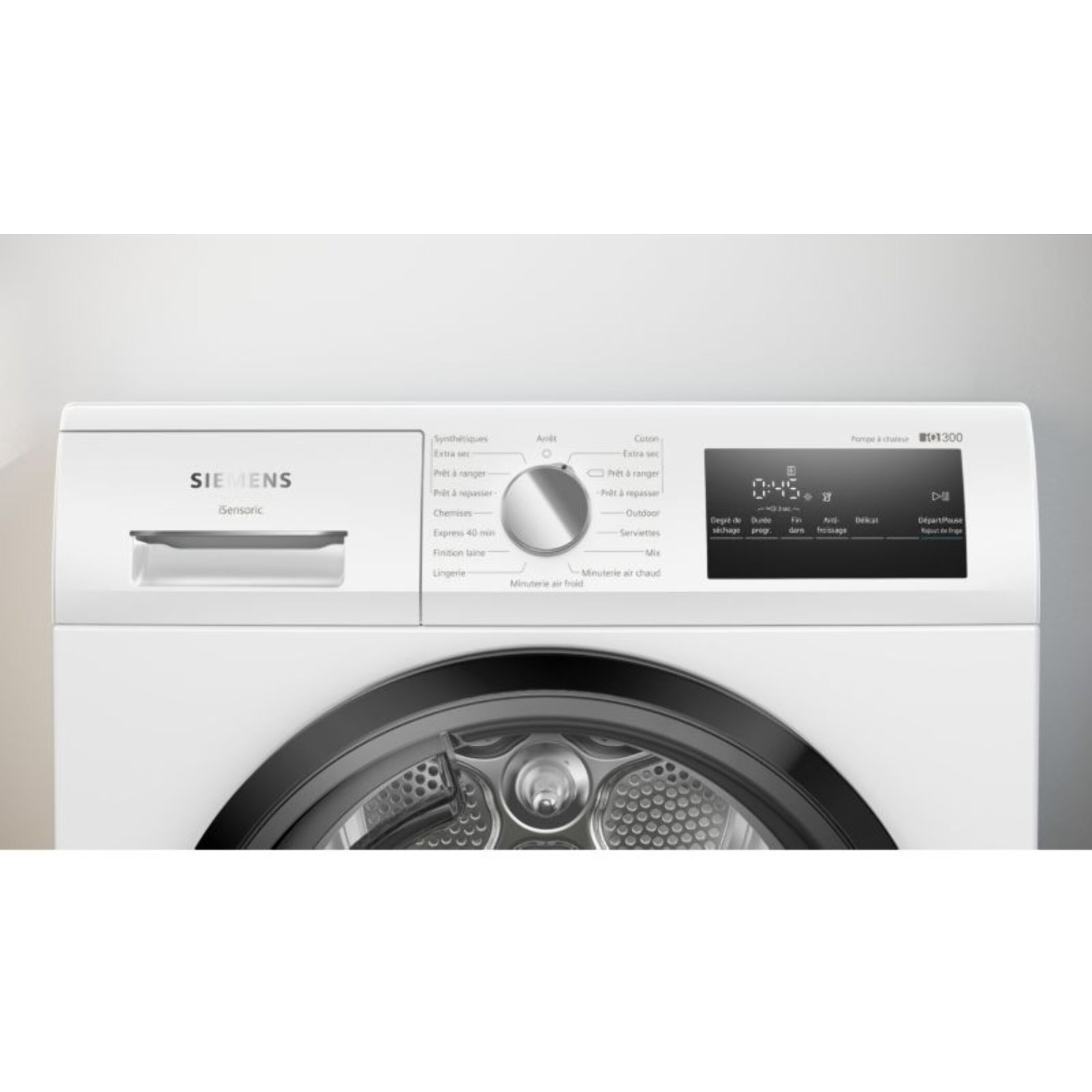 Sèche linge pompe à chaleur SIEMENS WT45HV13FR iQ300