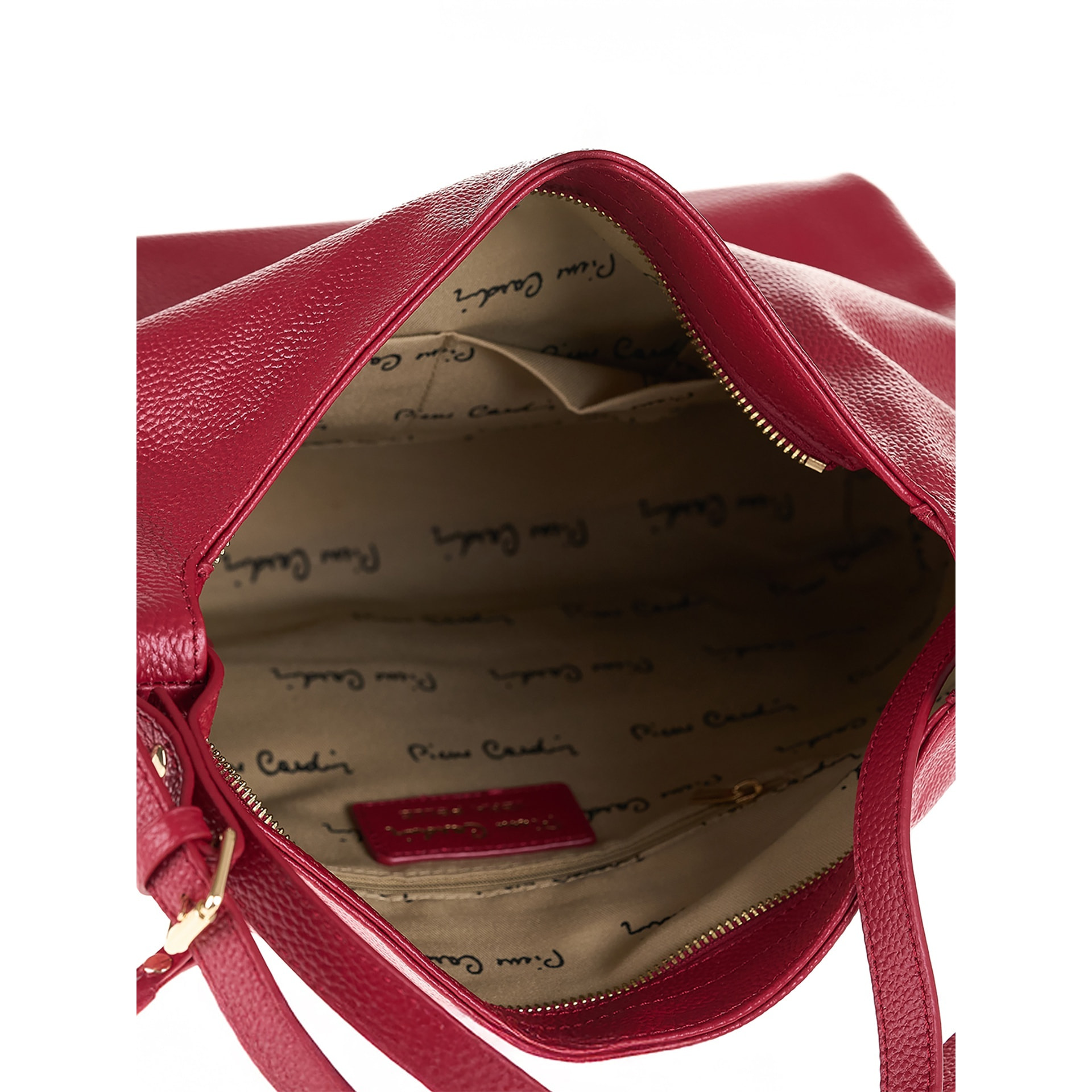 Borsa a spalla da donna Made in Italy - Modello Divina - 100% pelle - 36.0 x 31.0 x 12.0 cm