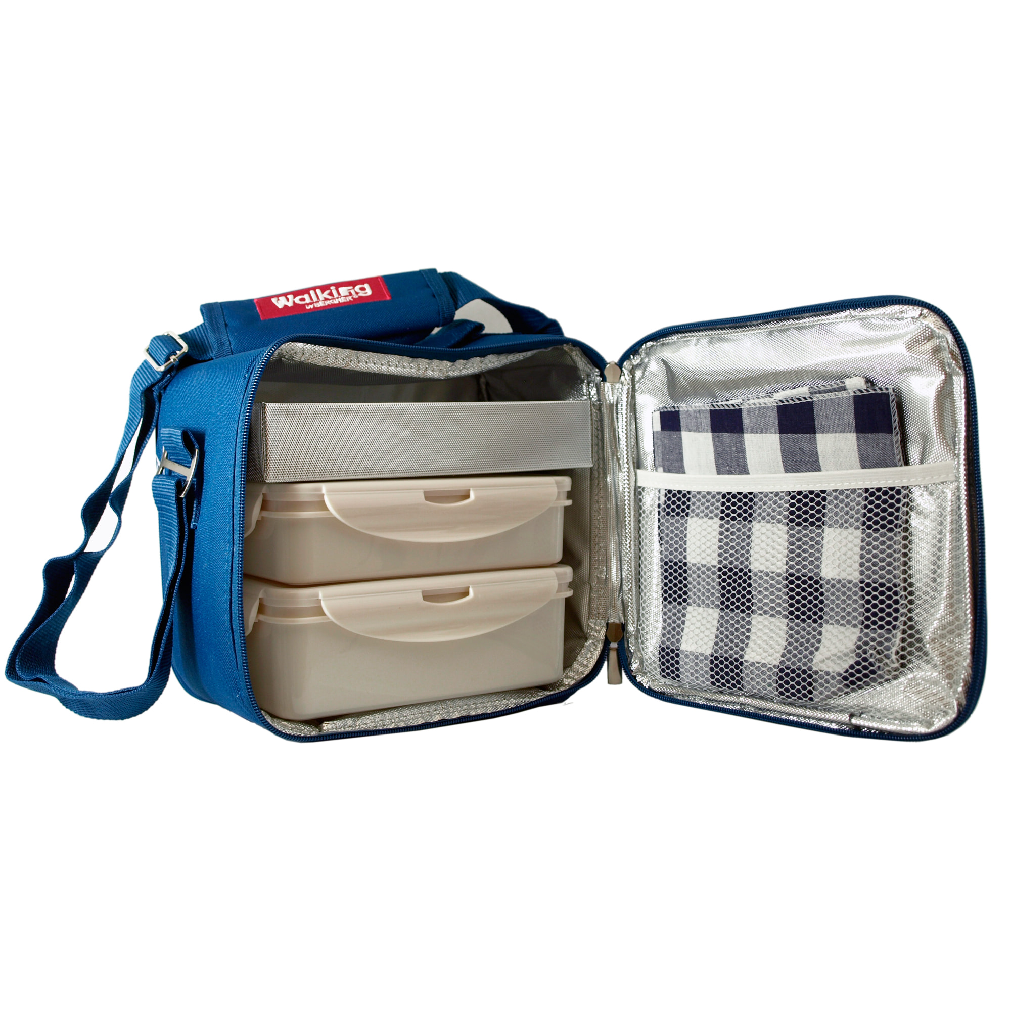 BOLSO PORTA ALIMENTOS/ LUNCHBOX  azul Bergner