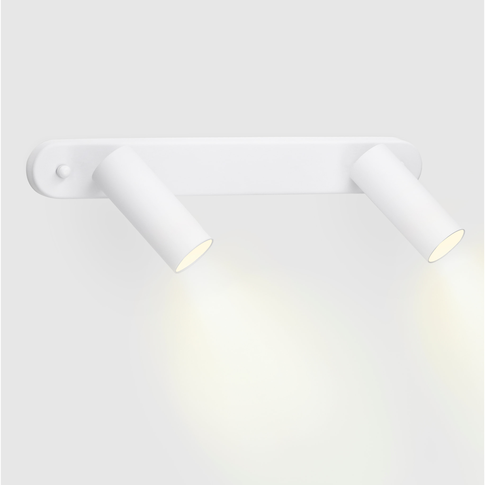 Forlight Focos LED Integrados 4000K - Iluminación Moderna y Eficiente para el Hogar, Acabado Blanco Prismatizado, Material Resistente en Acero y Policarbonato, Serie Logos Double