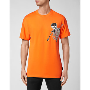 PHILIPP PLEIN T-Shirt Round Neck SKELETON