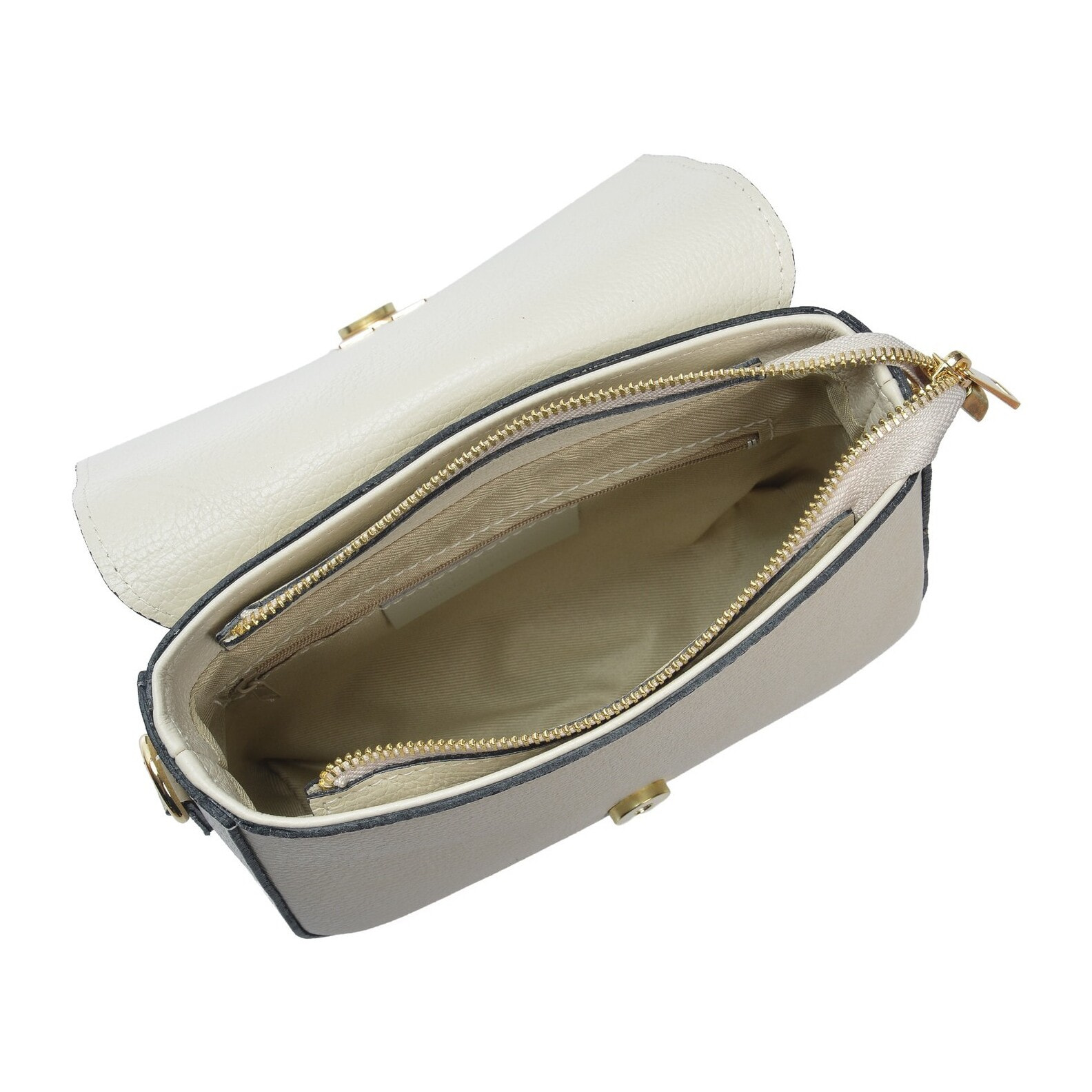 Borsa a spalla Anna Luchini Beige