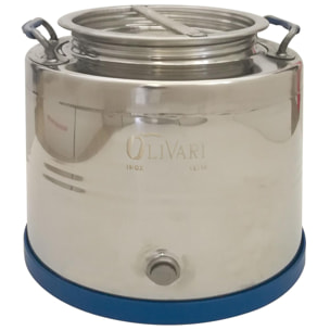 Olivari blindo - contenitore per olio in acciaio inox 15 lt