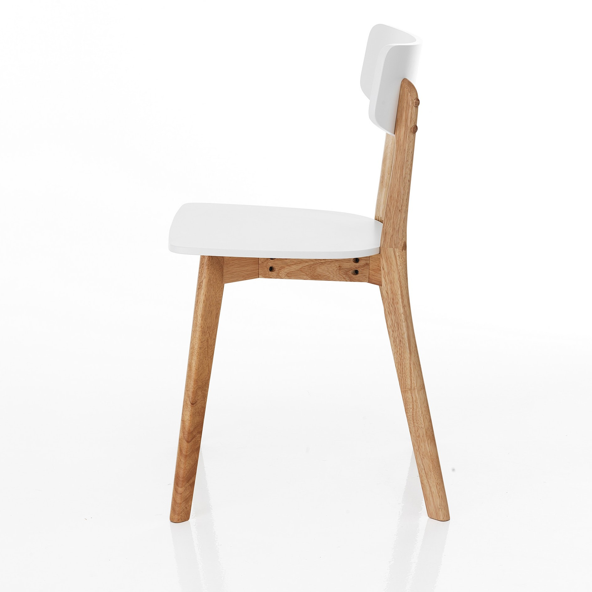 Oresteluchetta Set 2 sedie TOKYO WHITE / WOOD