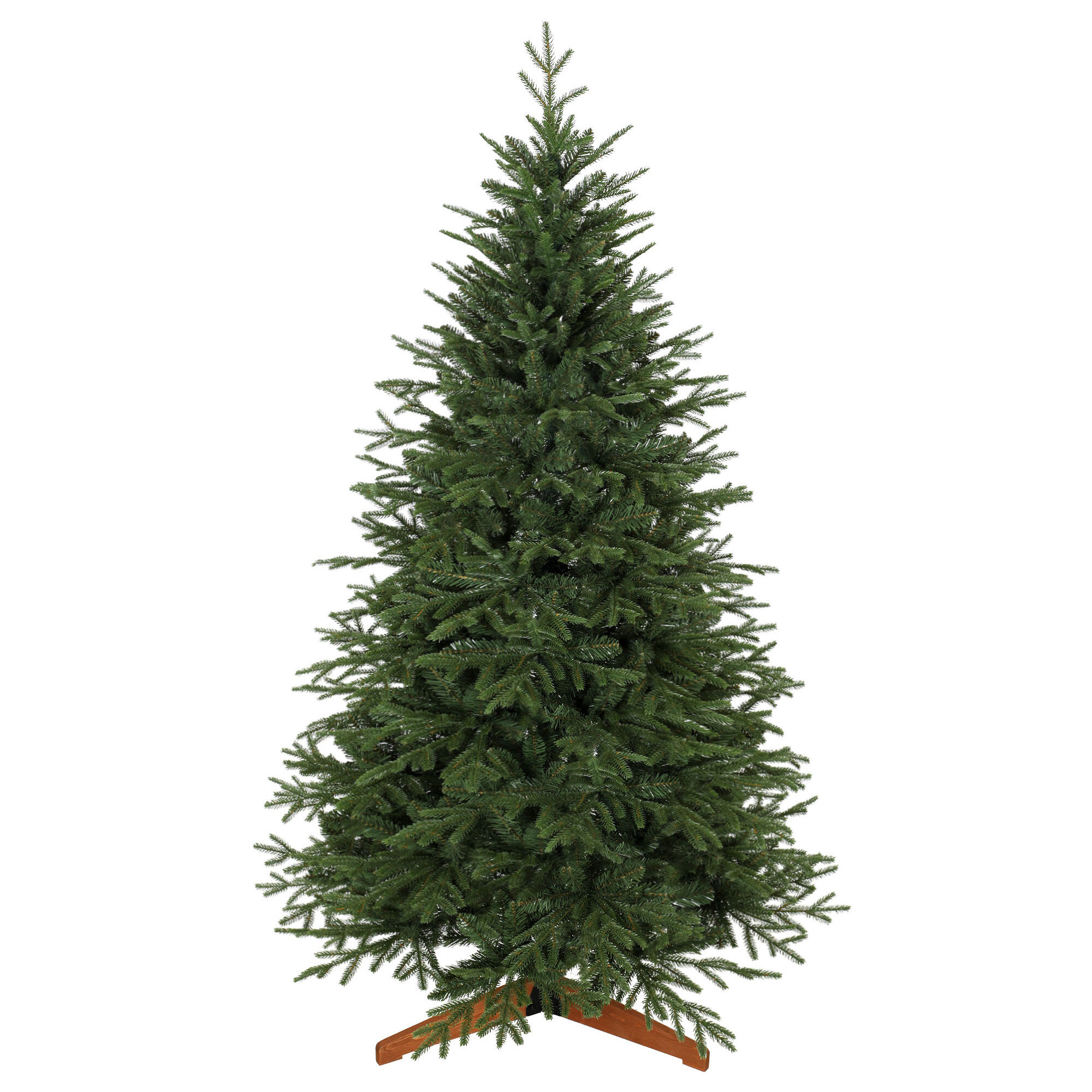 Sapin de Noël Artificiel 180 cm, Arbre de Noël, 2081 Branches Articulées en PE et PVC Ignifuge, Support en Bois Robuste, Facile à Monter, Extrémités Recourbées Anti-Rayures, pour Maison, Bureau