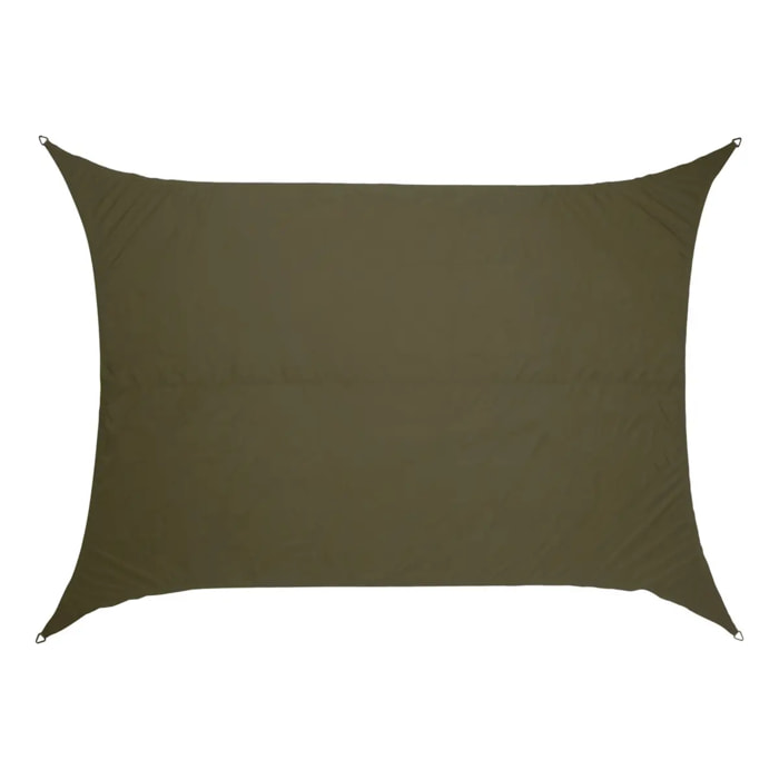 Voile d'ombrage Elyora 3x2m vert laurier