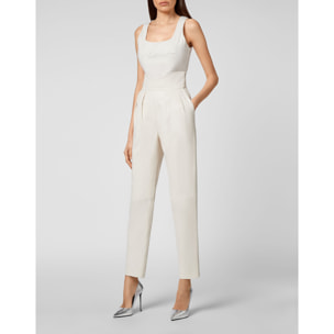 PHILIPP PLEIN Leather Trousers ICONIC PLEIN