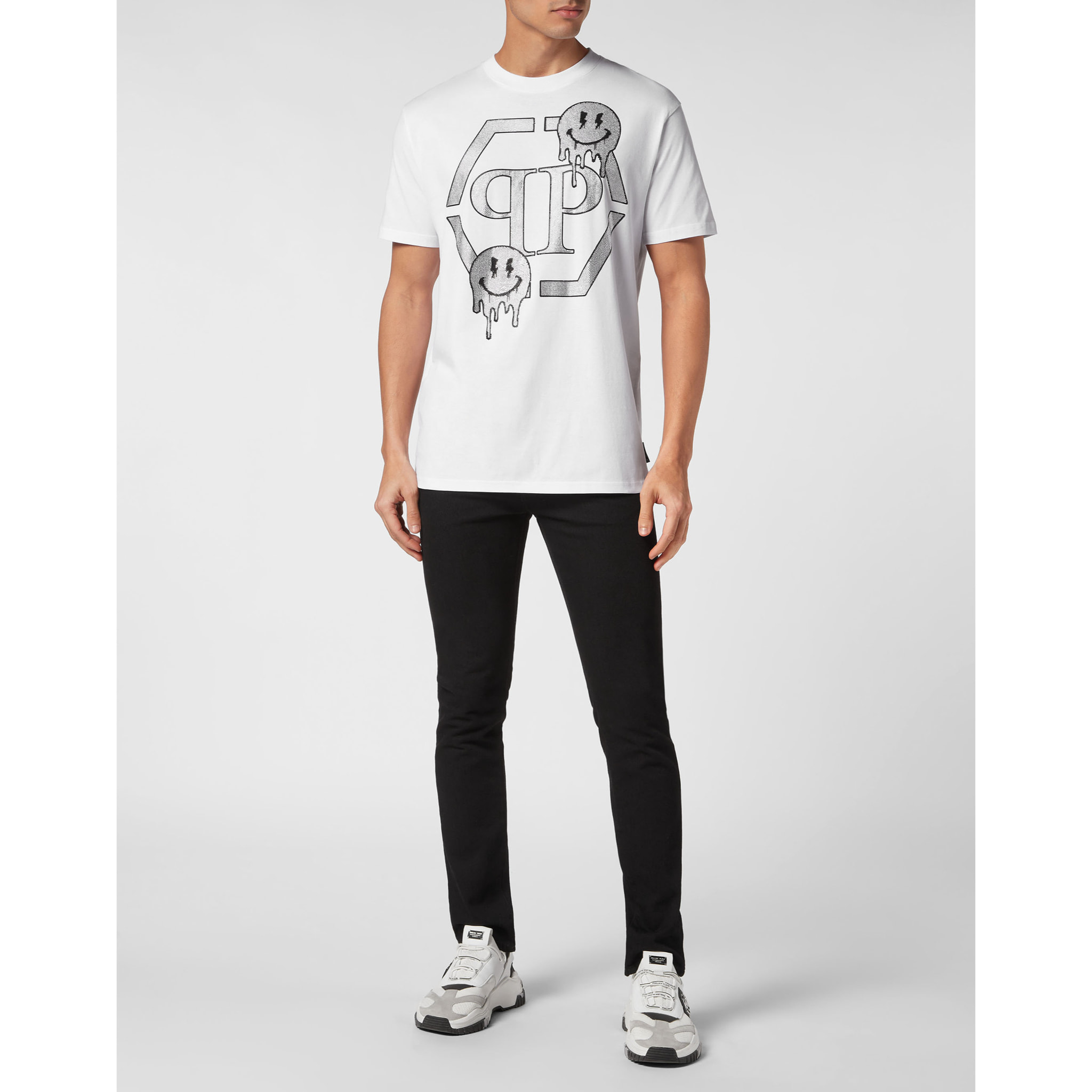 PHILIPP PLEIN Camiseta Cuello Redondo SMILE