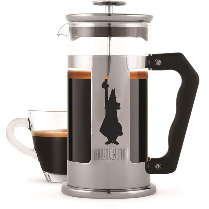 Cafetière à piston BIALETTI French Press Preziosa - capacité 8 tasses