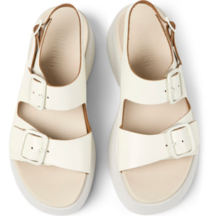 Sandalias - CAMPER Tasha - Blanco - Cuero liso
