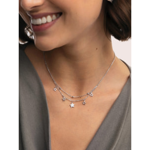 Collar Mil Estrellas Plata