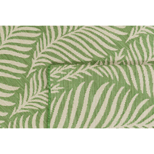 Samba - tapis intérieur extérieur motif feuilles, vert