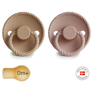 Frigg Pack 2 Chupetes Block Latex Rope