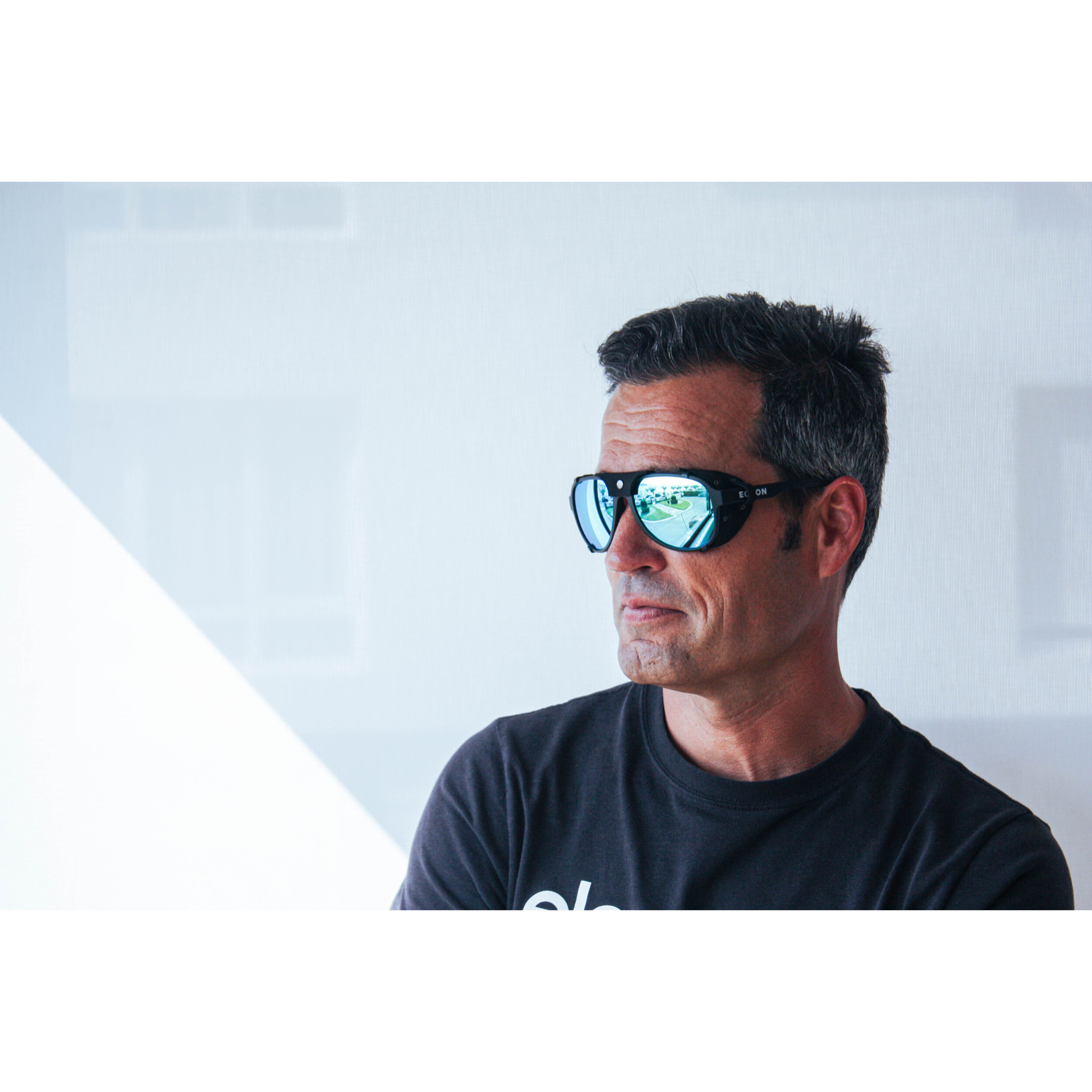 Gafas de sol OCEAN MAUI - montura negra / lentes Revo azules
