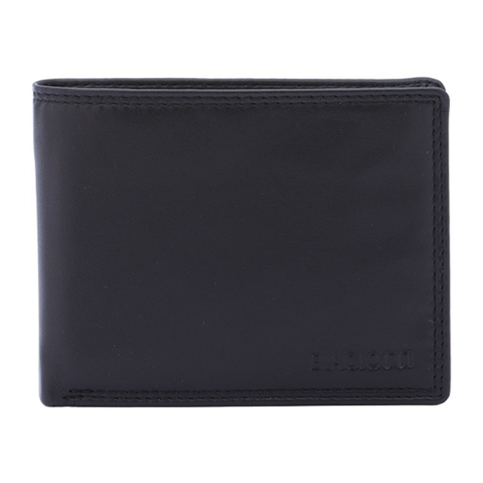 Portafoglio uomo in vera pelle - Modello Cavalier - Casual - 9.5 x 12.5 x 2.5 cm