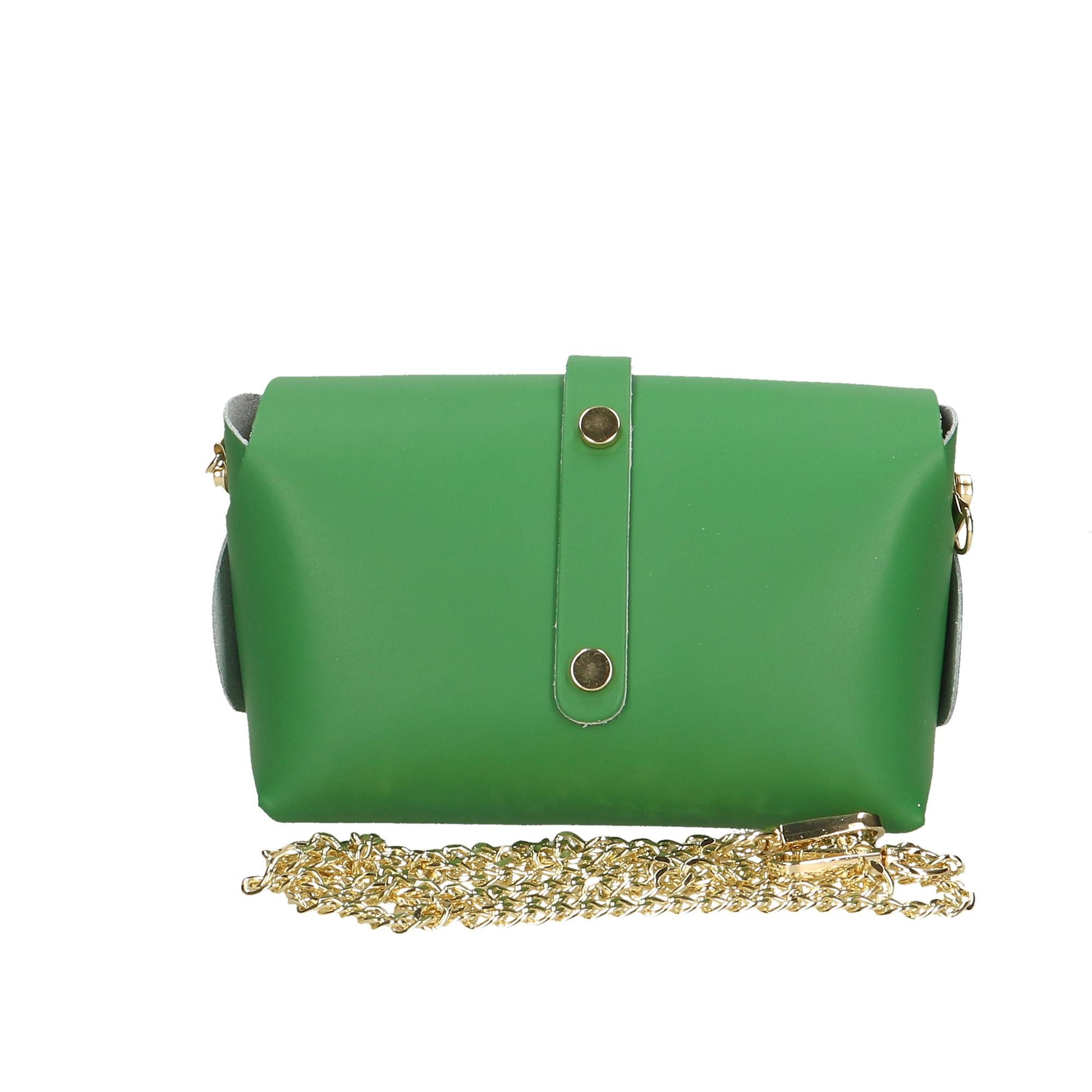 Chicca Borse Borsetta Clutch Verde