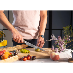 Coltello da Pane | Lama 200 mm | Acciaio Inossidabile Giapponese San-Mai